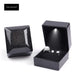 LED Light Ring Box for Proposal and Gift Presentation - Starry Sky Black