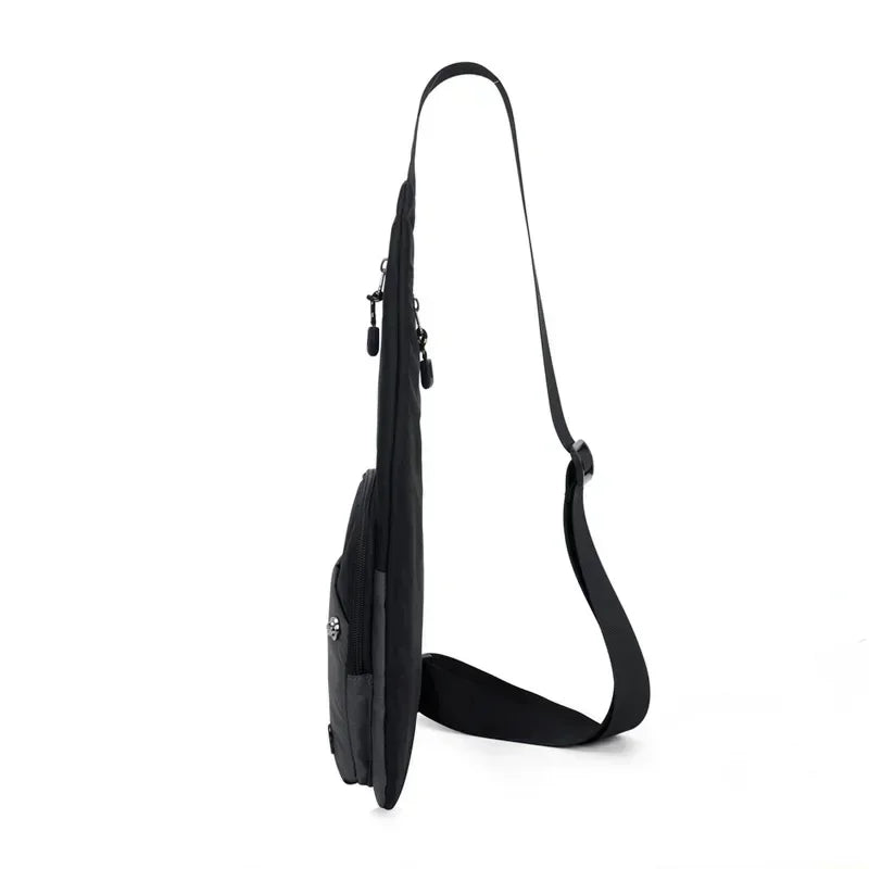 Chest Bag with Multiple Pockets and Adjustable Strap