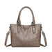 Soft Leather Handbag Vintage Shoulder Tote Luxury - Camel