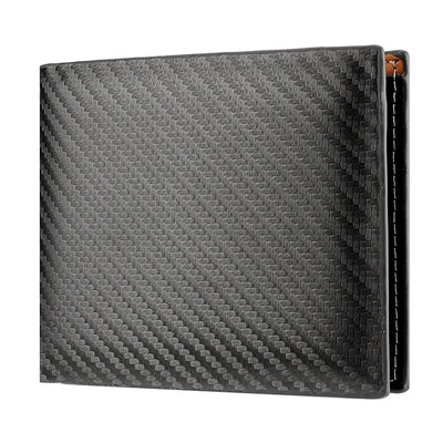 Carbon Fiber Card Wallet with Integrated Zipper System - WO2MEN