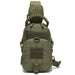 Tactical Chest Bag Waterproof Crossbody Sling - Army Green