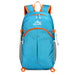 Ultralight Hiking Backpack Foldable for Outdoor Travel - Blue