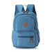 Backpack Unisex Travel School Bag with Multiple Pockets - Blue