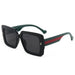 Oversized Cat Eye Sunglasses Square Frame Retro Style - No Case V5