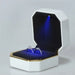 Luxury Ring Box with LED Light for Engagement - White