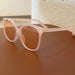 Sunglasses in Oversized Frame with Iconic Detailing - Pink