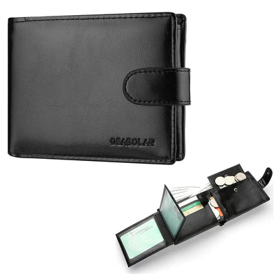 Wallet With Zipper and Card Slots Compact Organizer - WO2MEN
