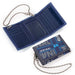 Wallet with ID Window Chain - Blue With Chain