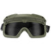 Tactical Goggles with Helmet Mode And Head Mode - G Black Lens V2