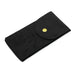 Portable Flannelette Watch Pouch Case for Single Watch - Black