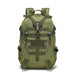 Camping Backpack with MOLLE System for Outdoor Use - Olive Drab
