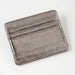 Slim Card Holder Wallet Lightweight Card Carrier - Silver Grey