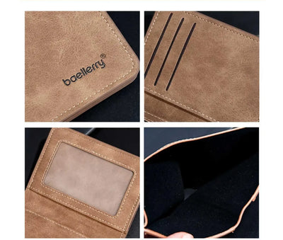 Sanded Leather Multi Card Bifold Wallet Everyday Carry