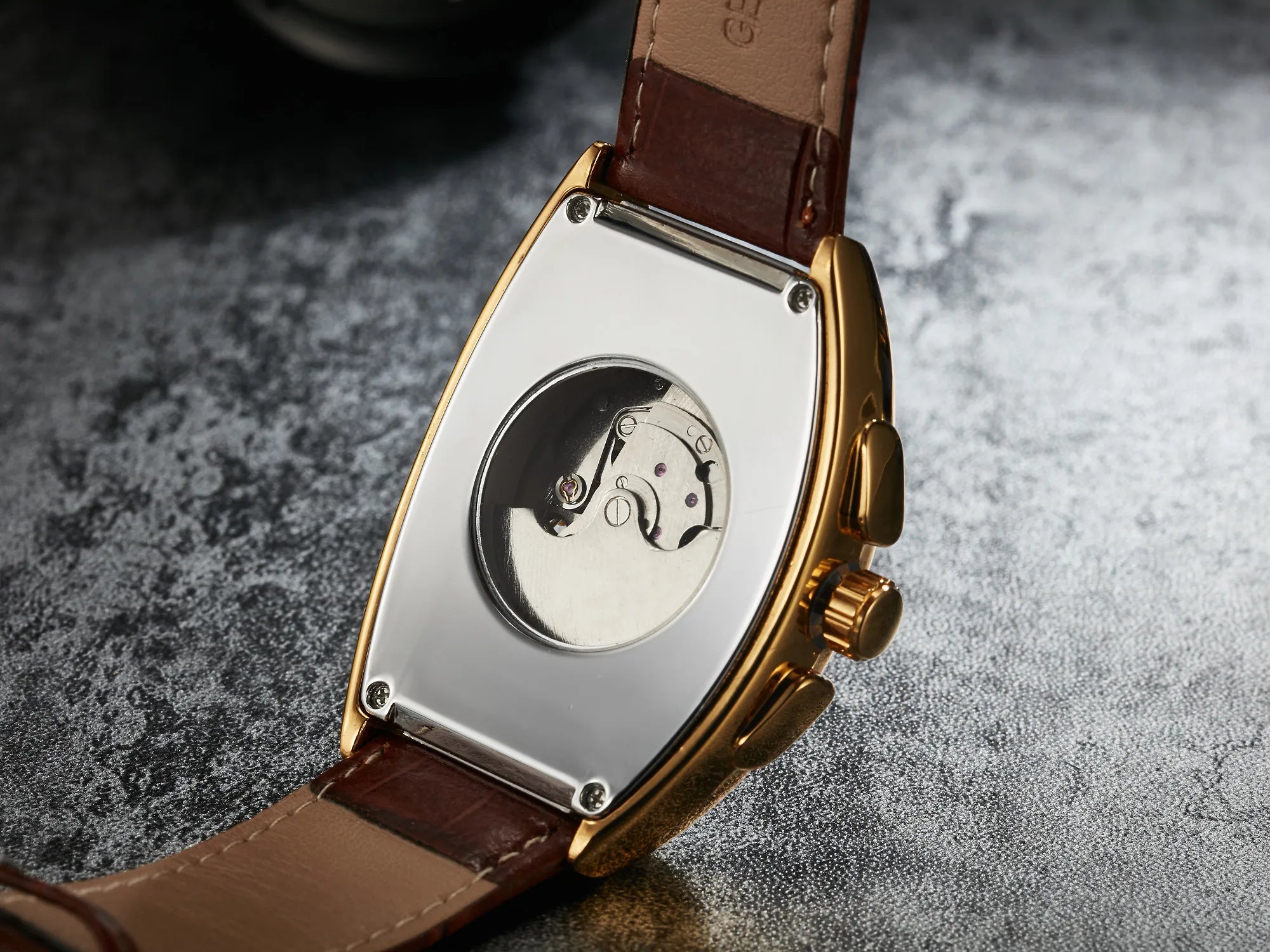 Moonphase Tourbillon Watch Open Heart Dial Calibre