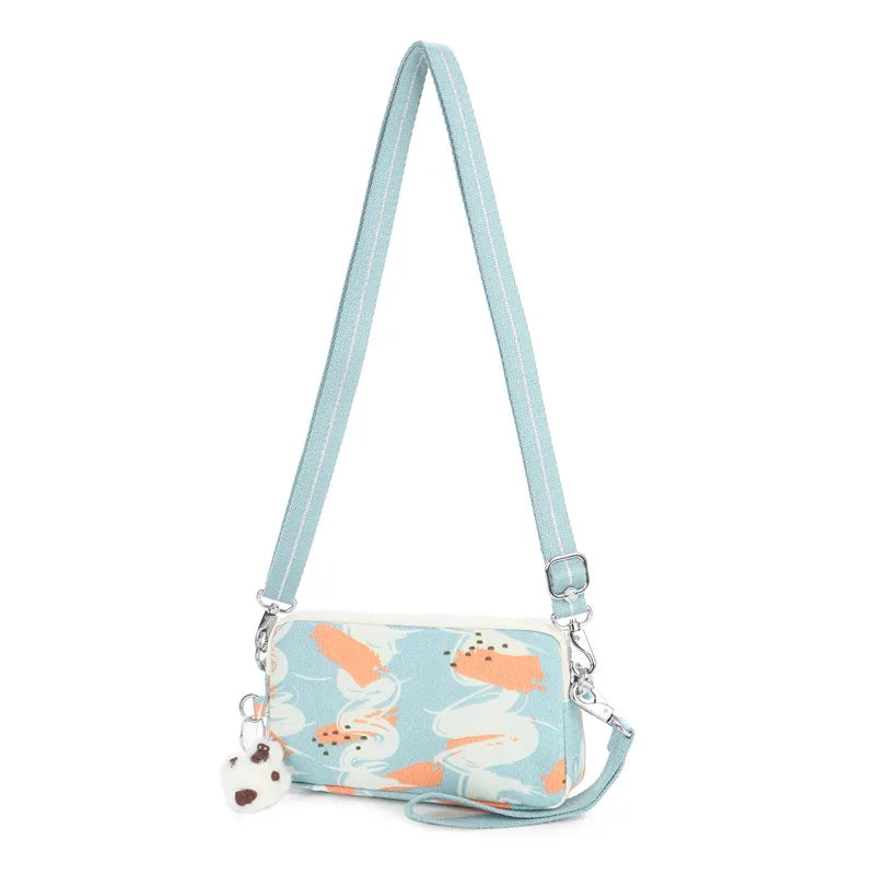 Handbag with Crossbody Strap Compact Rectangular Design