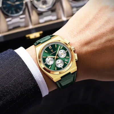 Refined Chronograph Timepiece for Formal Everyday Wear