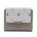 Floral Leaf Wallet with Card Holder Clasp Everyday - Green