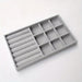 Velvet Jewellery Display Tray with Compartments - Type 2
