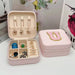 Initial Letter Jewelry Storage Box Travel Organizer - U