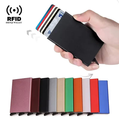 Aviation Metal RFID Card Wallet With Slim Pop Out Pro