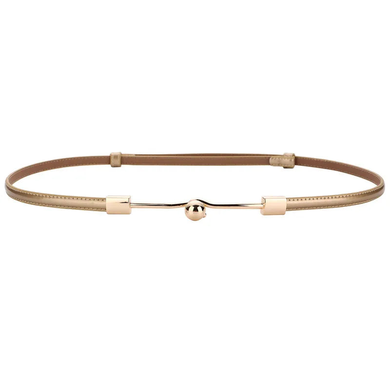 Elegant Decorative Bar Belt with Sphere Charm