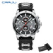 Apex Chronograph Silhouette Wristwatch for Everyday - Black Silver