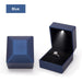 LED Light Ring Box for Proposal and Gift Presentation - Blue