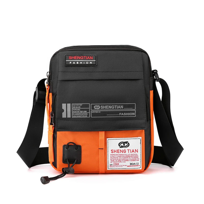 Oxford Style Mens Crossbody Messenger Bag Waterproof