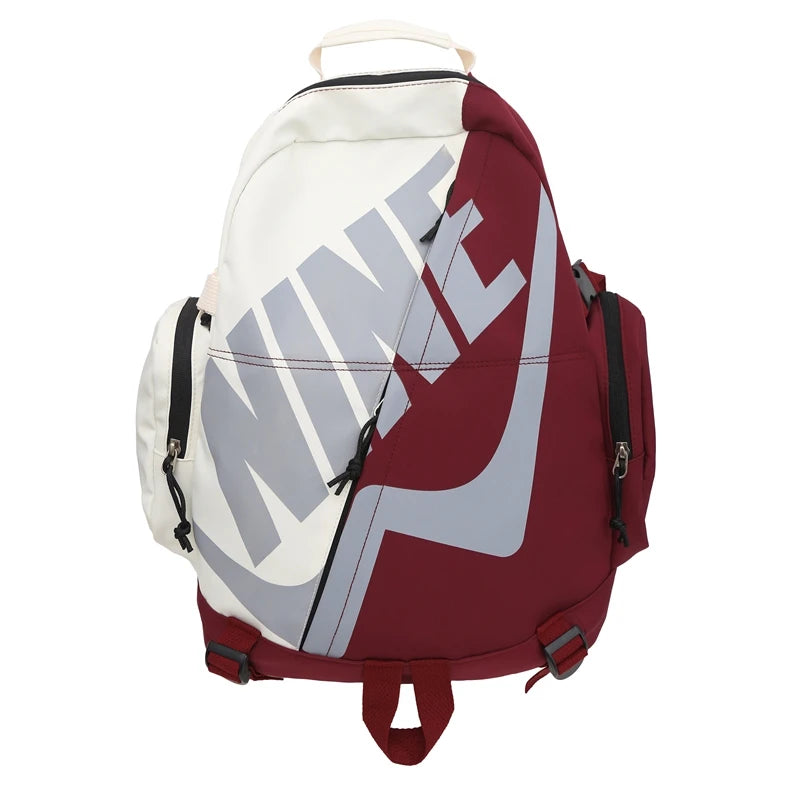 Backpack with Distinct Letter Pattern Embossing - Red
