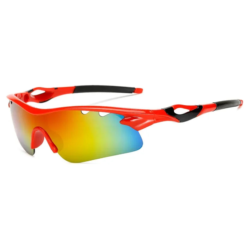 Cycling Sunglasses Mirrored Lens for Outdoor Sports - Five