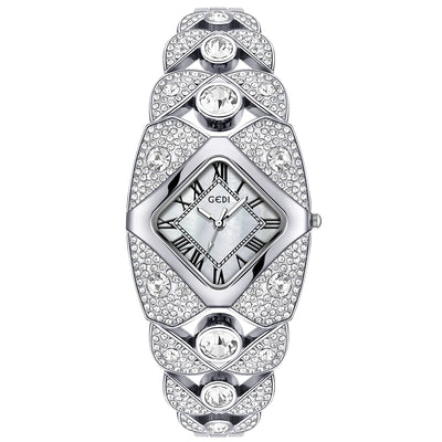 Luxury Ladies Watch Bracelet with Embellished Band