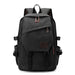 Travel Backpack with Structured Layout for Daily Use - Black