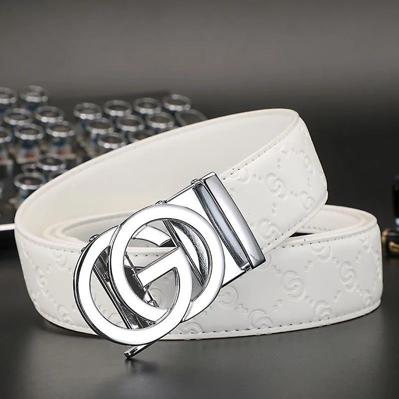 Belt with Double Ring Buckle and Minimal Design