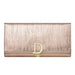 Wallet Bifold Textured Striped Pattern - Champagne