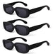 Classic Retro Square Sunglasses UV400 Unisex Eyewear - Various Colours V5