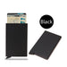 Aviation Metal RFID Card Wallet With Slim Pop Out Pro - Black