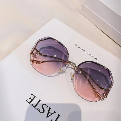 Sunglasses Polygon Frame with Curved Edges for City - WO2MEN