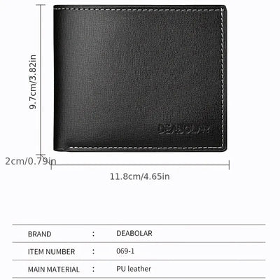 Folding Card Wallet with Slim Profile and Card Holder