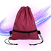 Foldable Drawstring Backpack Lightweight Compact - Pink