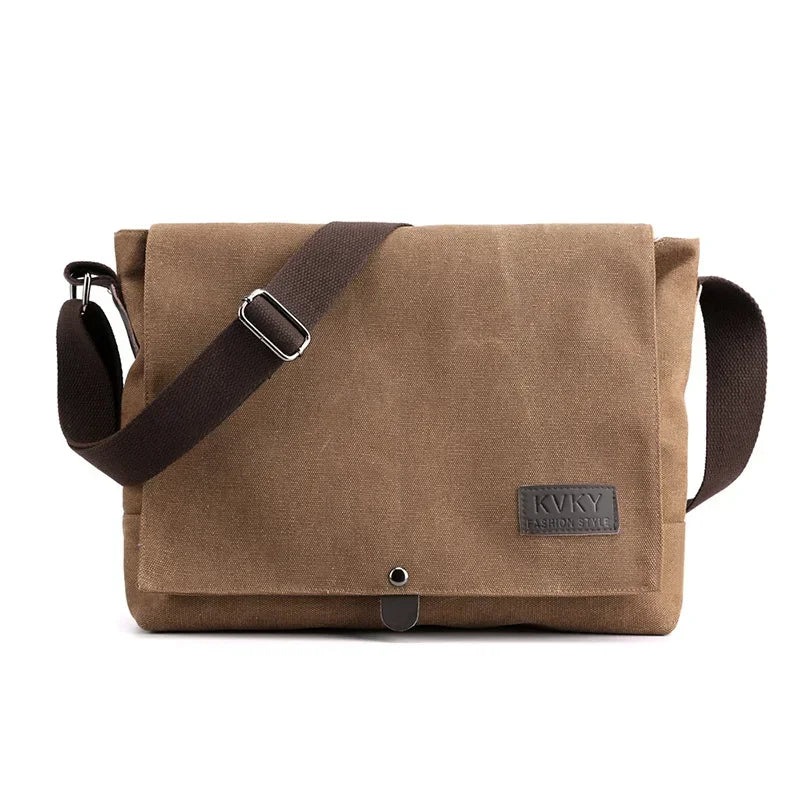 Crossbody Bag Canvas Satchel with Adjustable Strap