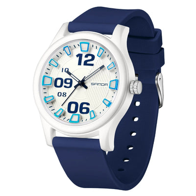 Casual Silicone Strap Watch Analog Digital Timepiece