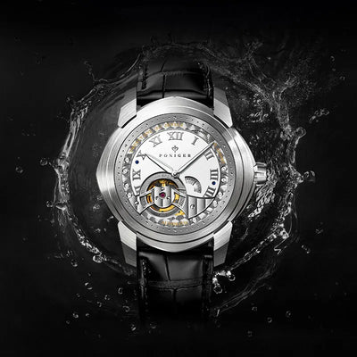Skeleton Tourbillon Mechanical Wristwatch Automatic