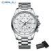 Artisan Chronograph Timepiece With Grid Dial Signature - Silver