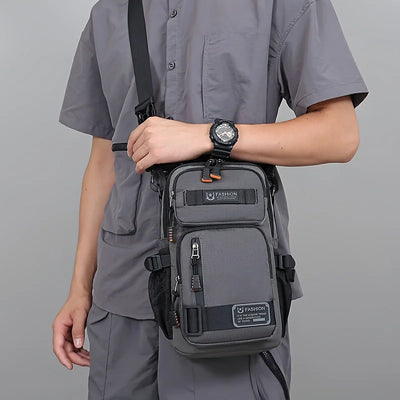 Crossbody Chest Bag for Outdoor Travel with Pockets