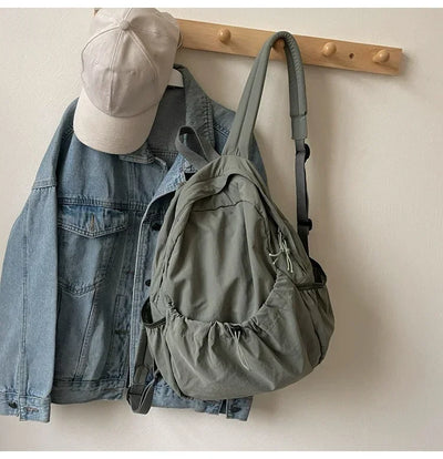 Backpack Large Capacity Drawstring Pocket Casual