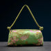 Shoulder Bag Embroidered Silk Floral Detailing - Color Thirteen