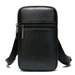 Casual Mens Crossbody Bag Small Phone Messenger - Black