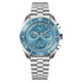 Chronograph Wristwatch with Three Subdials And Date - Tiffany Blue