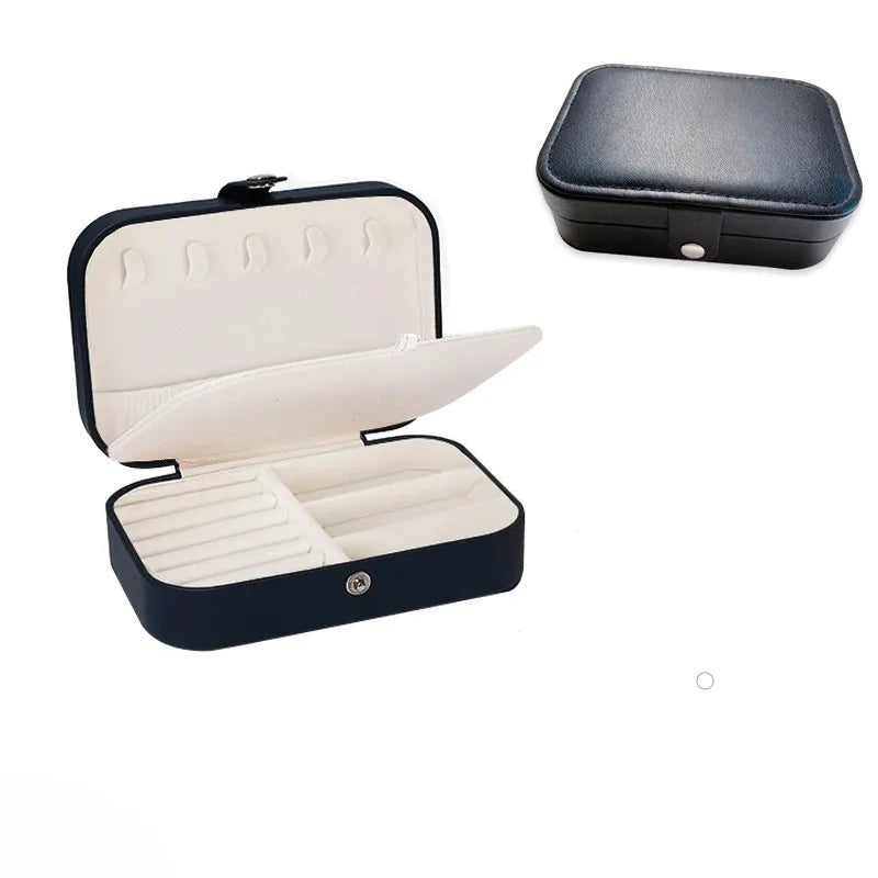 Travel Jewelry Organizer Box With Removable Dividers