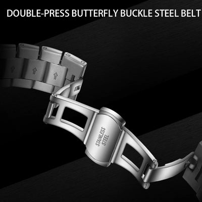 Men Wristwatch with Luminous Dial and Calendar